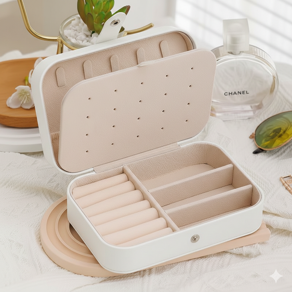 Estuche de Joyas Portátil ÉLITE – Elegancia que Viaja Contigo