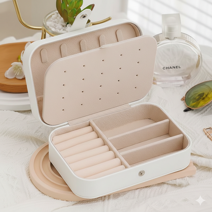 Estuche de Joyas Portátil ÉLITE – Elegancia que Viaja Contigo