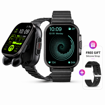 X-Pro Fusion Smartwatch + TWS Earbuds 2-in-1 Total Control, Style and Power on Your Wrist