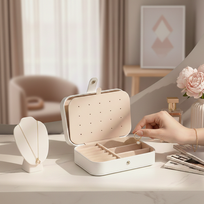 Estuche de Joyas Portátil ÉLITE – Elegancia que Viaja Contigo
